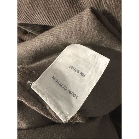 GREAT CONDITION J.Jill Brown thin Corduroy Shacket Button up shirt Size Small Ja - Picture 5 of 6